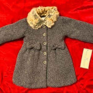 NWT American Widgeon Size 3 Fur Collar Coat